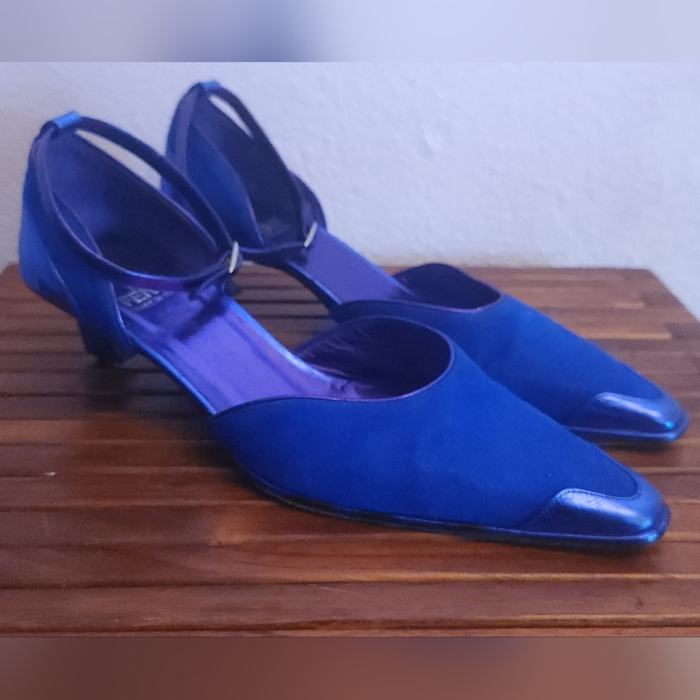 Fendi Royal Blue Heels